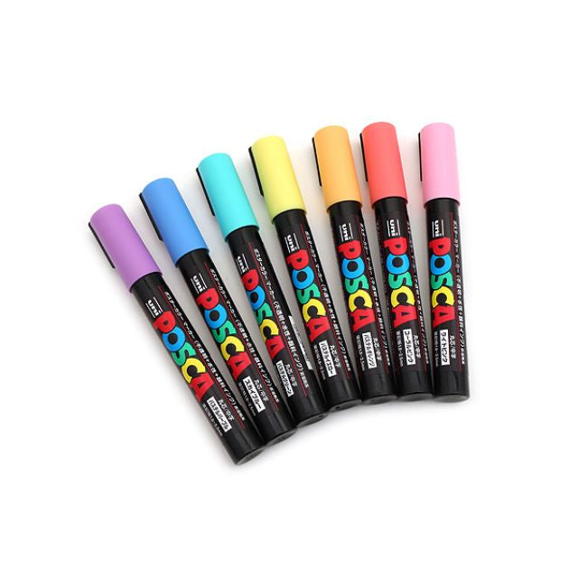 Uni Posca PC5M7C [Medium Tip 1.8 - 2.5mm]