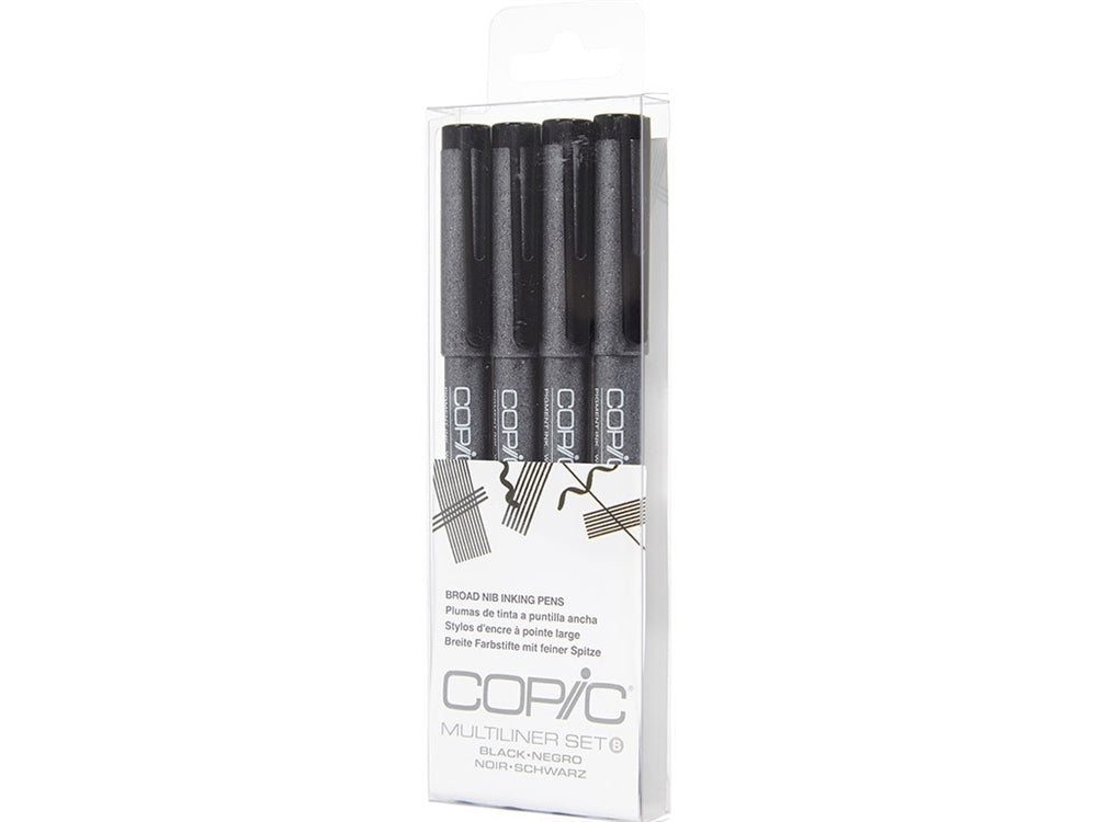Copic Multi-liner 4 Set Color Markers