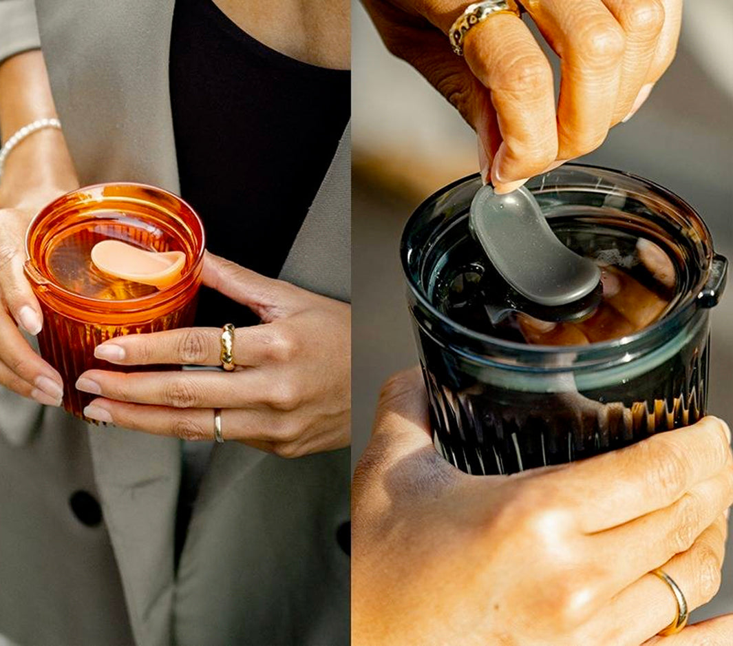 Huskee Renew 8oz Cup & Lid [Amber]