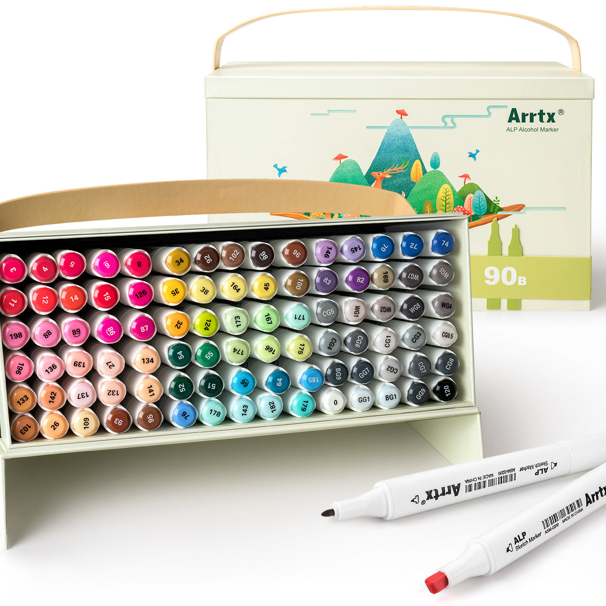 Arrtx 90 Colors Alcohol Markers