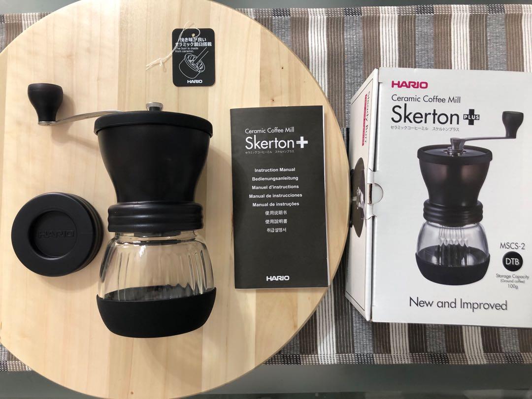 Hario 陶瓷咖啡磨 Skerton Plus 手动研磨机