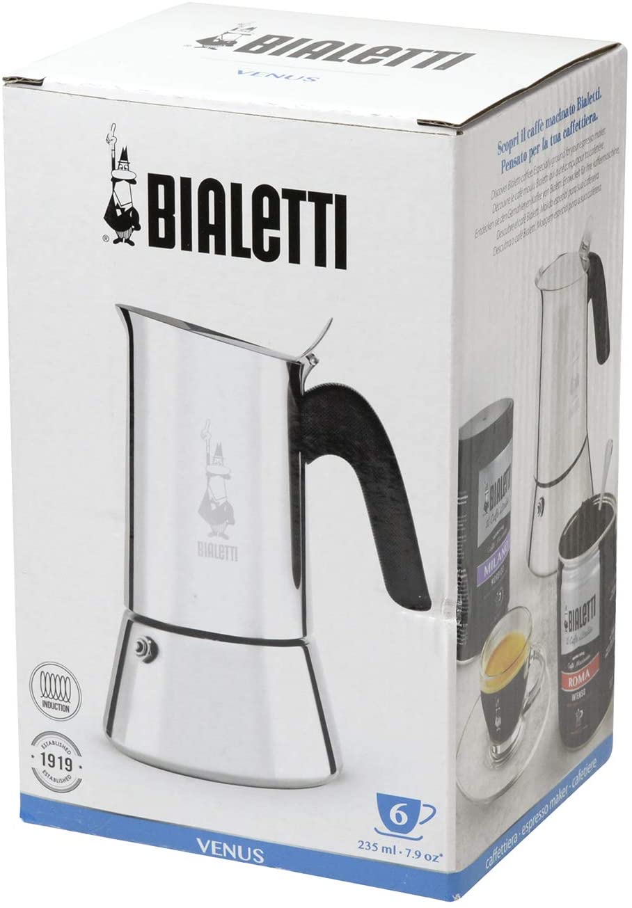 Bialetti Venus 感应 4/6/10 浓缩咖啡杯 银条