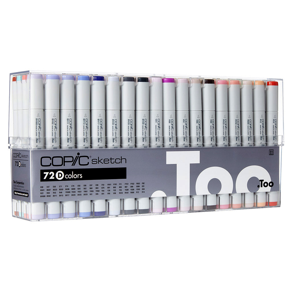 Copic Sketch 72-Marker Set D