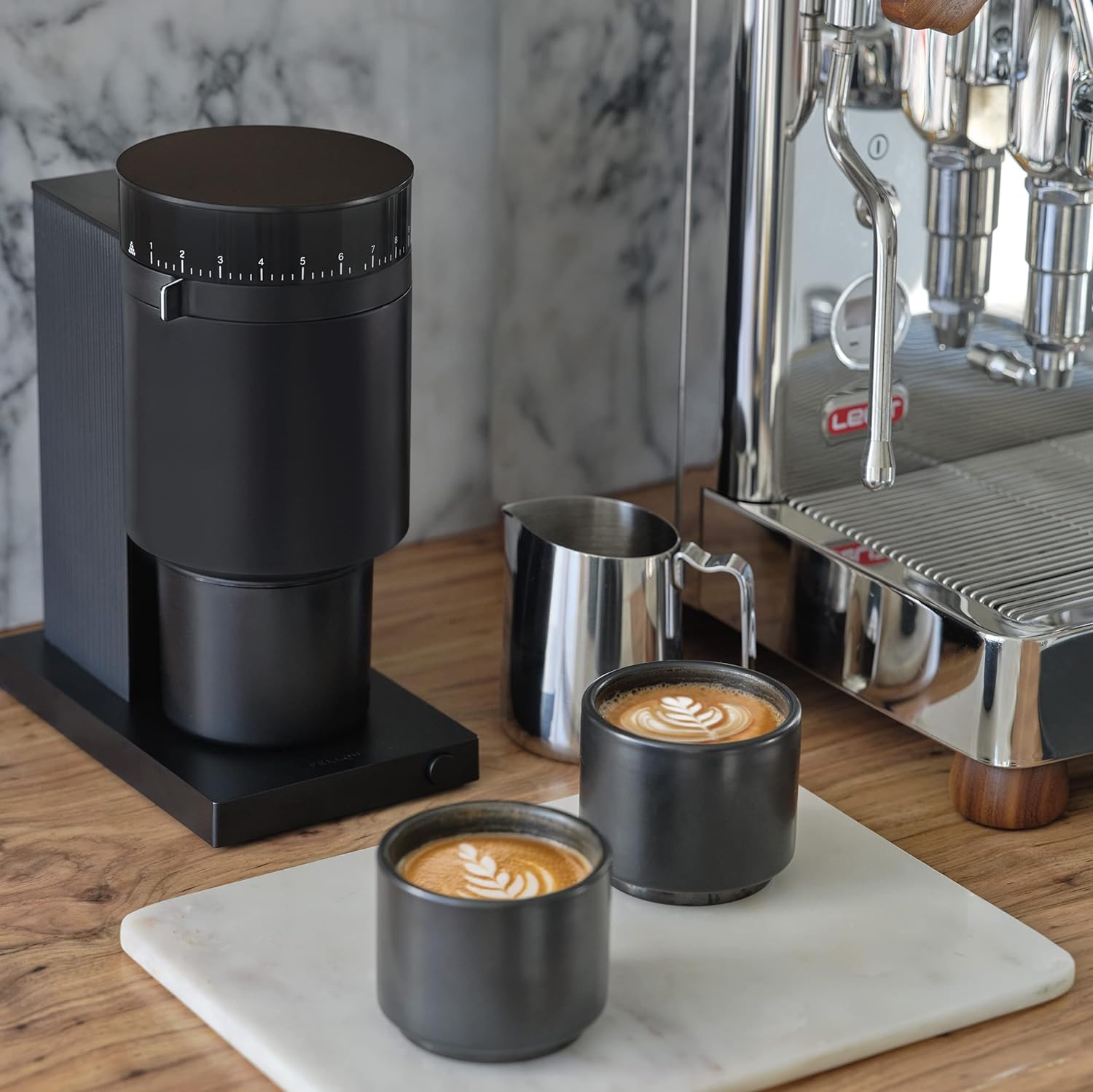 Fellow Opus Conical Burr Coffee Grinder Black/White