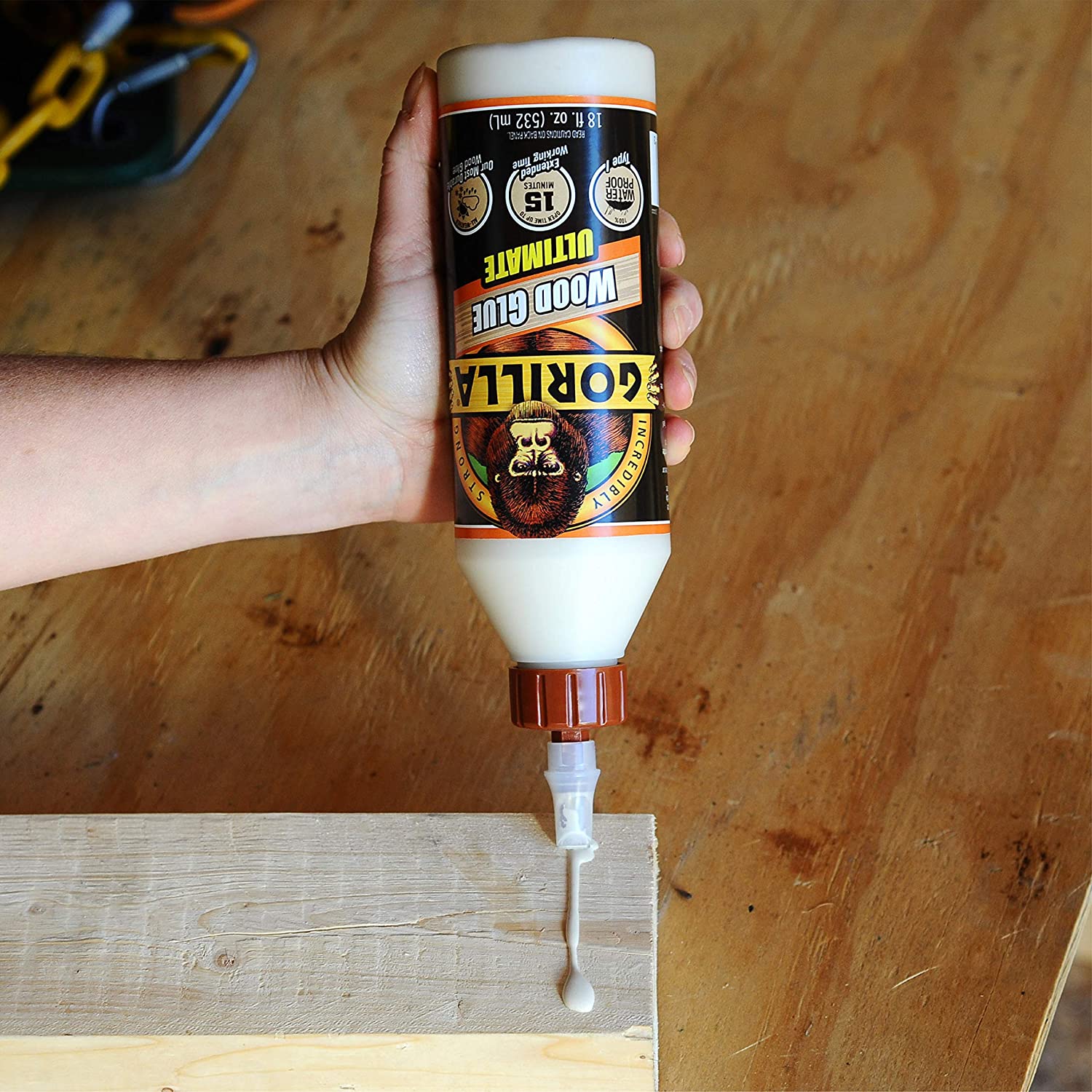 Gorilla Ultimate Wood Glue Bottle 4/8/18 oz