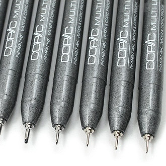 Copic Multiliner Black BS Inking Pen