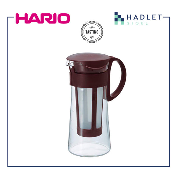 Hario“Mizudashi”冷萃咖啡壶，600/1000ml，棕色/红色