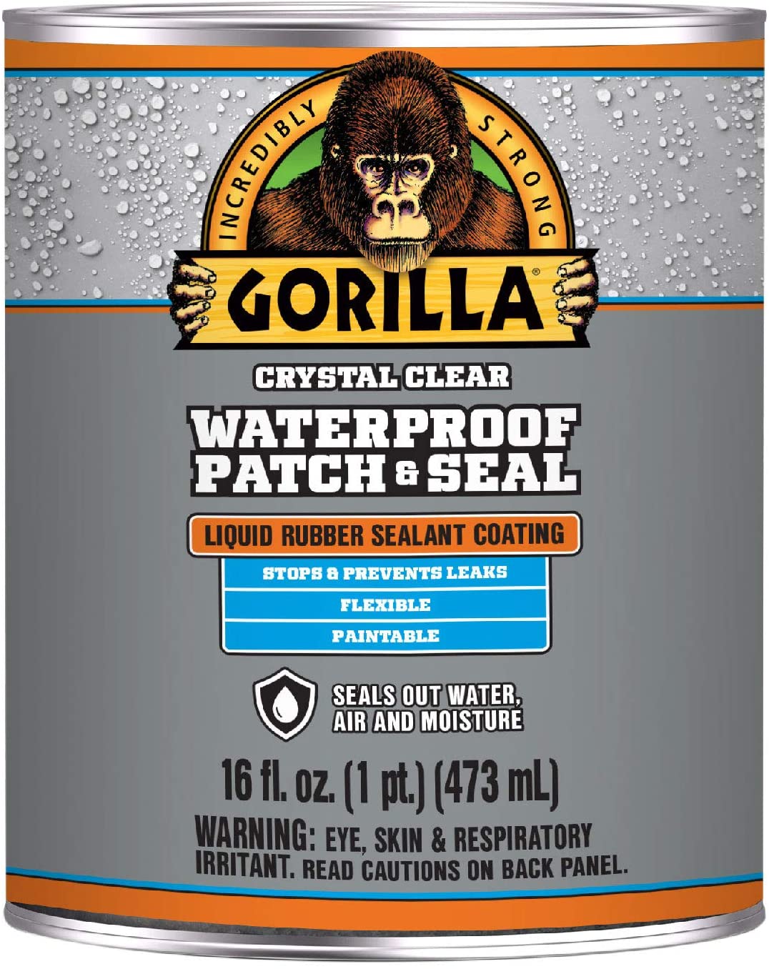 大猩猩防水贴密封液473/946ml [透明/黑色/白色]