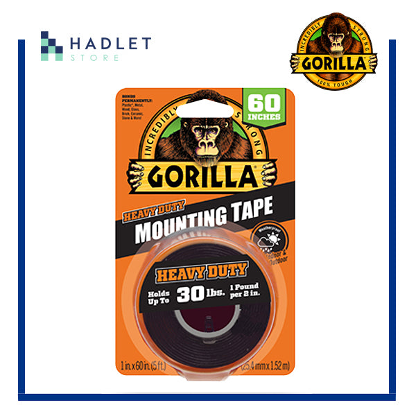 Gorilla Glue Company Double Sided Mounting Tape - Clear, 2 in X 60