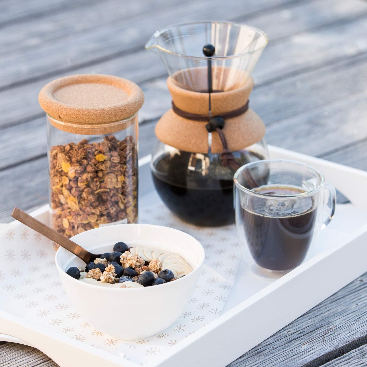 Bodum 手冲咖啡机带带 [软木/黑色] 
