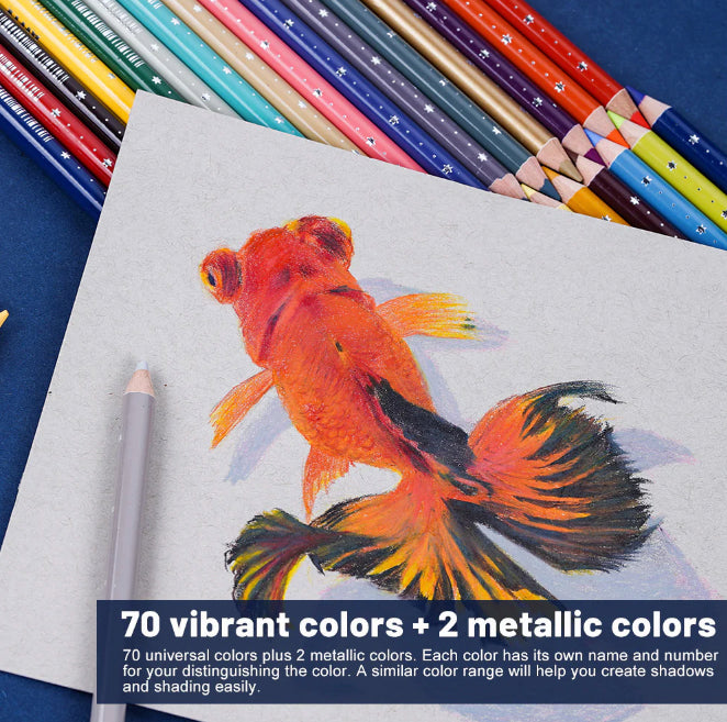 Arrtx 72 Colored Pencils