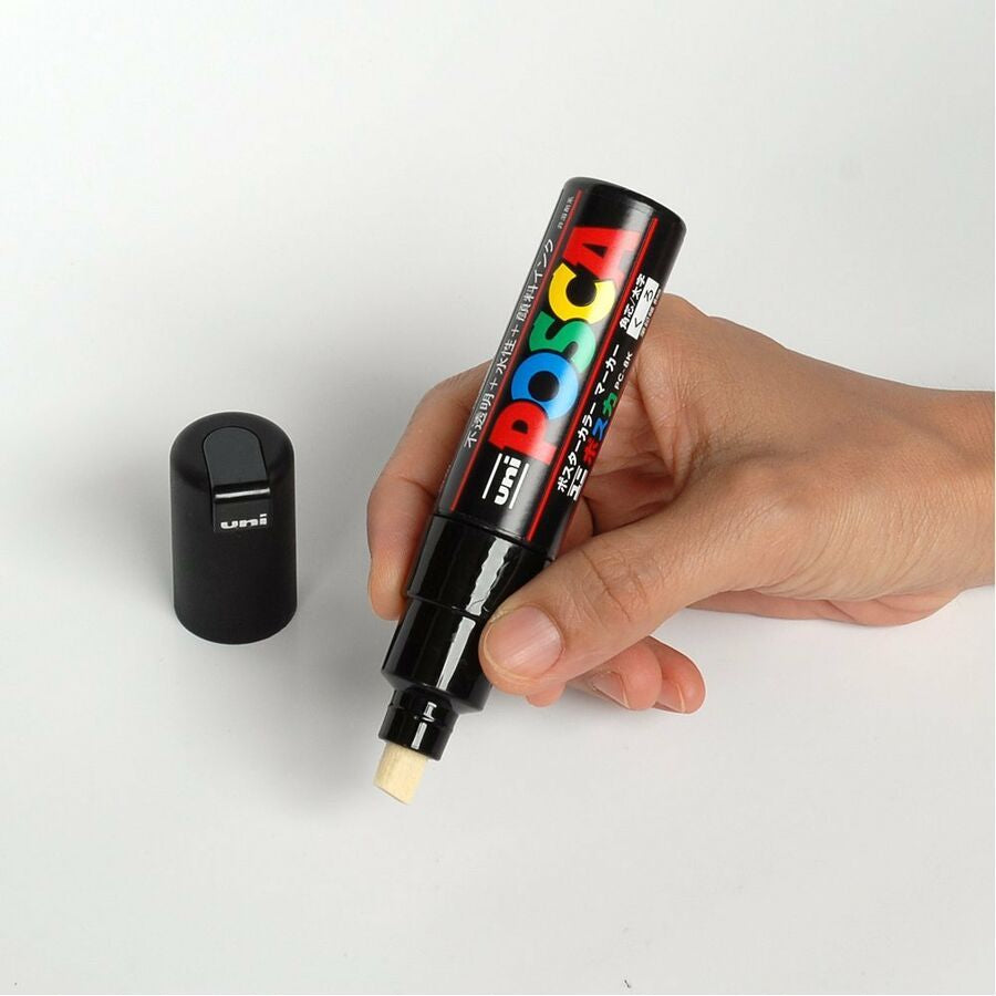 UNI POSCA BLACK OPAQUE WATER-BASED EXTRA FINE PAINT MARKER - Scrapbook  Centrale