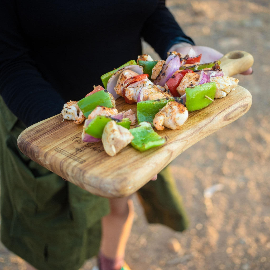 Camphor Laurel Paddle Chopping Board [Small] by Fab Slabs